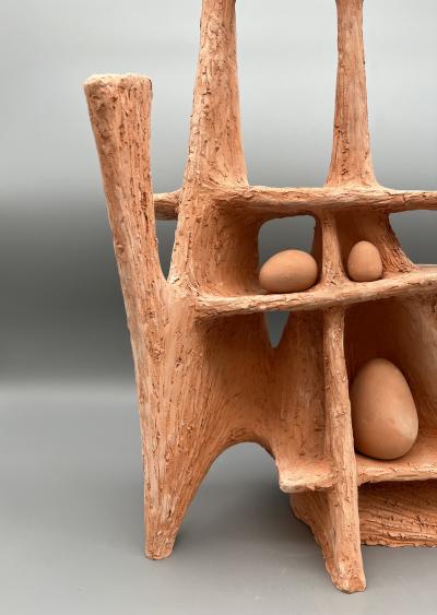 Michel Lucotte Terracotta sculpture unique piece by Michel Lucotte France 1959