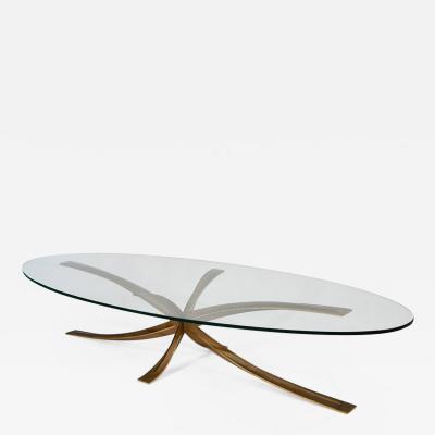 Michel Mangematin Oval coffee table