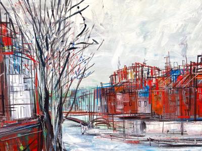 Michel Marie Poulain Paris La Seine 