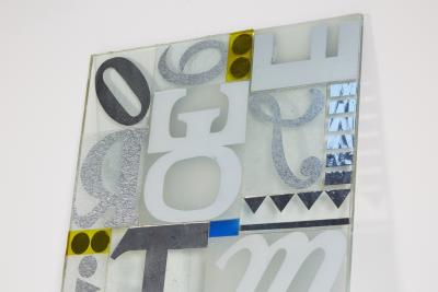 Michel Martens Michel Martens Postmodern Glass Sculpture 1970s