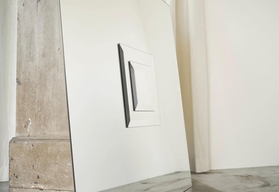 Michel Martens Michel Martens Rare Large Art Mirror 1970s