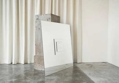 Michel Martens Michel Martens Rare Large Art Mirror 1970s