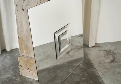 Michel Martens Michel Martens Rare Large Art Mirror 1970s
