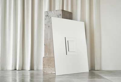 Michel Martens Michel Martens Rare Large Art Mirror 1970s