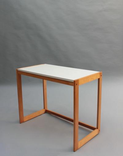Michel Mortier French 1970s Desk by Michel Mortier
