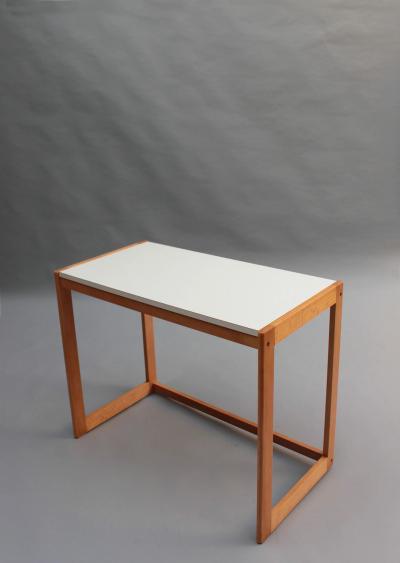 Michel Mortier French 1970s Desk by Michel Mortier