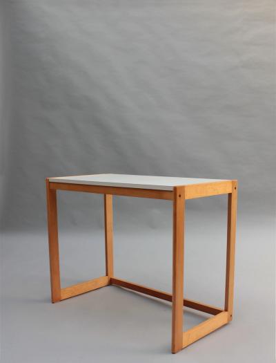 Michel Mortier French 1970s Desk by Michel Mortier