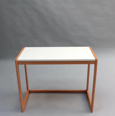 Michel Mortier French 1970s Desk by Michel Mortier