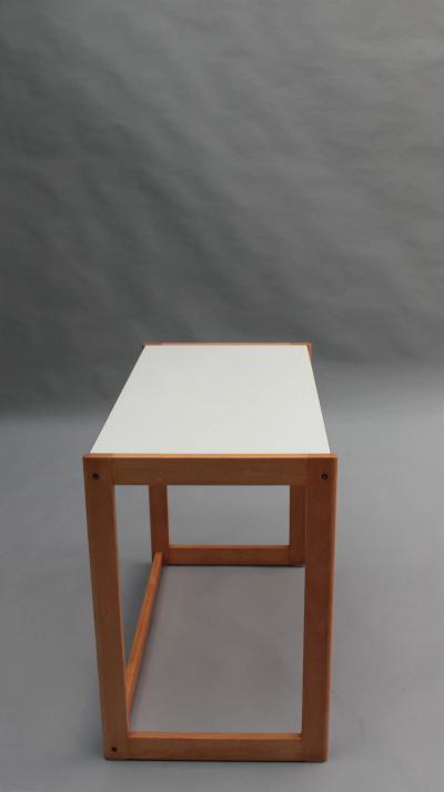 Michel Mortier French 1970s Desk by Michel Mortier