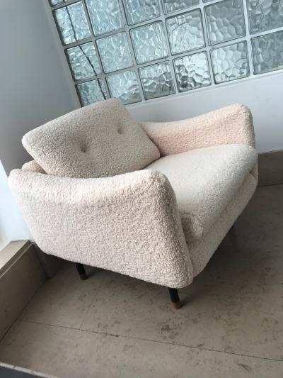 Michel Mortier Michel Mortier Teckel armchair for Steiner France 1960s