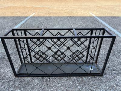 Michel Zadouna sky French Art Deco Wrought Iron Umbrella Stand
