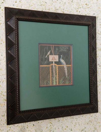 Michelangelo Maestri Italian Neoclassic Framed 18th Century Gouache Paintings