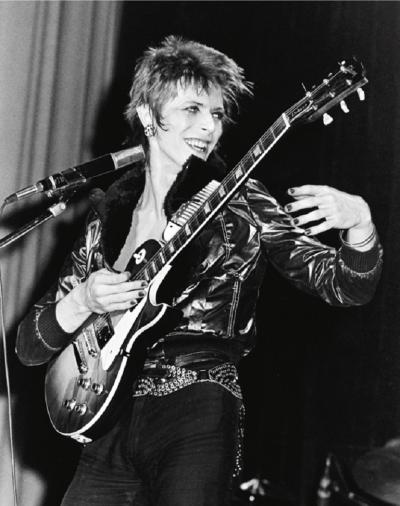 Mick Rock Bowie On Stage