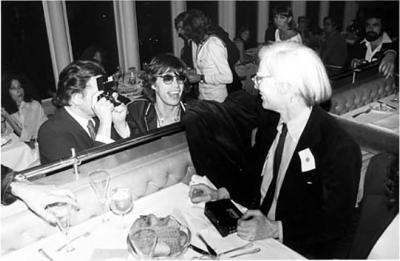 Mick Rock Jagger And Warhol