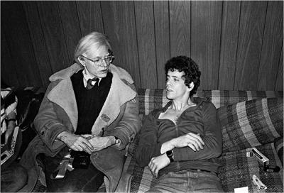 Mick Rock Lou Reed And Andy Warhol