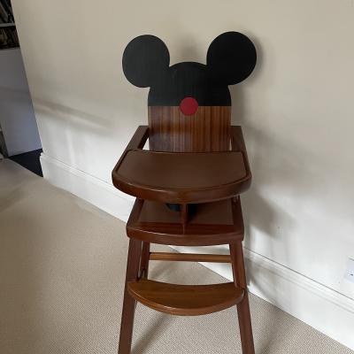 Mickey Mouse Childs High Chair France circa 1990