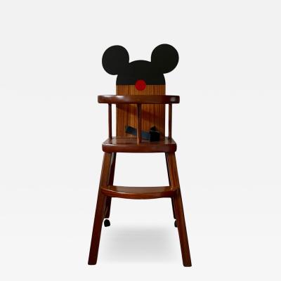 Mickey Mouse Childs High Chair France circa 1990