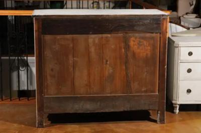 Mid 18th Century French Louis XV Period Painted Buffet with Drawers and Doors