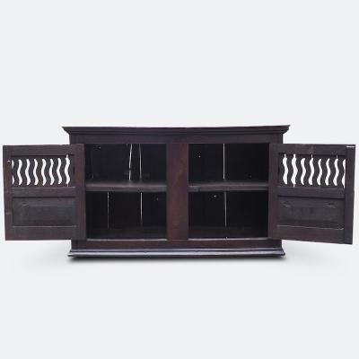 Mid 18th Century Wall Mounted Century Georgian Food Cupboard