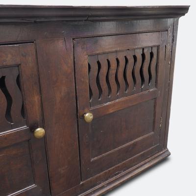 Mid 18th Century Wall Mounted Century Georgian Food Cupboard