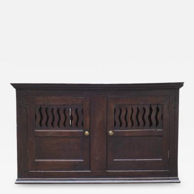 Mid 18th Century Wall Mounted Century Georgian Food Cupboard