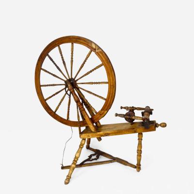 Mid 19th Century American Spinning Wheel