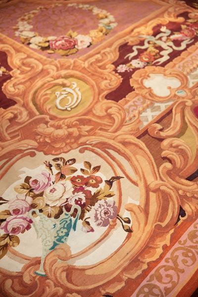 Mid 19th Century Aubusson Rug Manufacture of Jean Jacques Sallandrouze