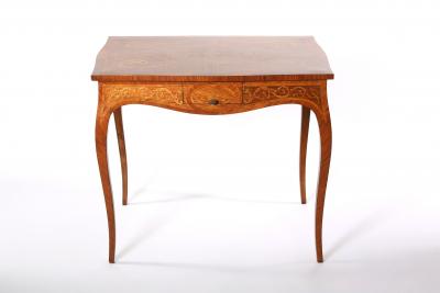 Mid 19th Century Dutch Marquetry Center Table