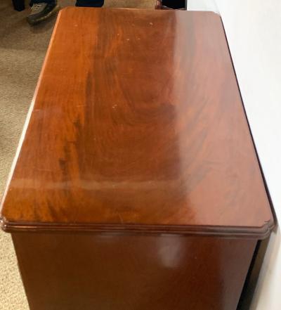 Mid 19th Century Georgian Style Mahogany Knee Hole Desk