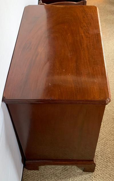 Mid 19th Century Georgian Style Mahogany Knee Hole Desk
