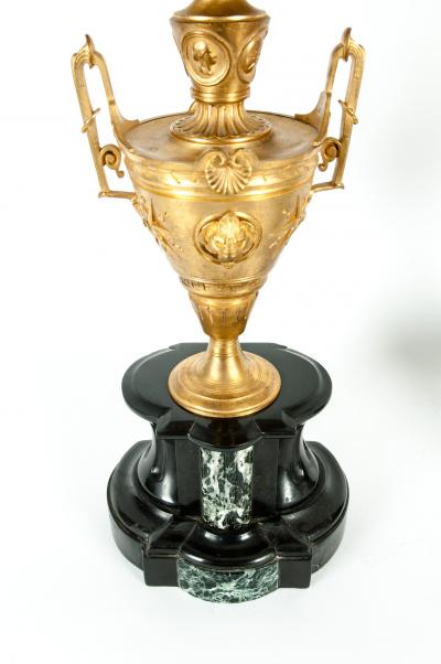 Mid 19th Century Gilt Bronze Five Arms Candelabra