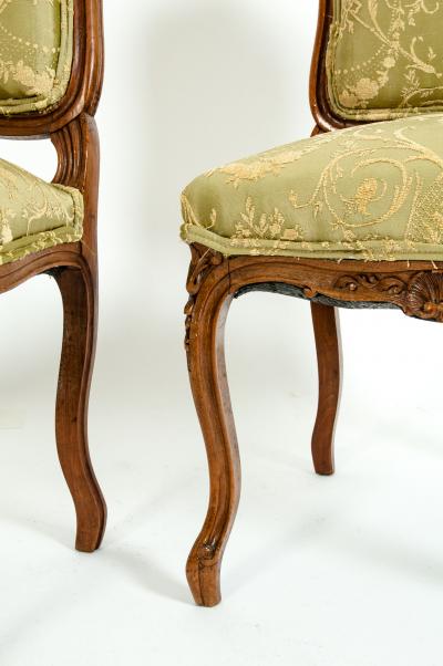 Mid 19th Century Mahogany Wood Frame Side Chairs