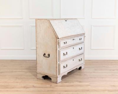 Mid 19th Century Swedish Painted Secretary in Pine circa 1840 1850