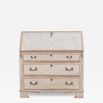 Mid 19th Century Swedish Painted Secretary in Pine circa 1840 1850