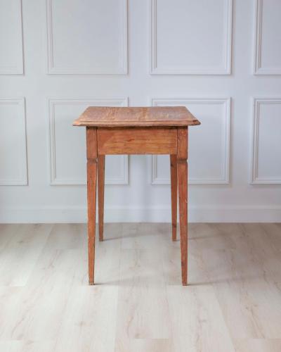 Mid 19th Century Swedish Pine One Drawer Side Table