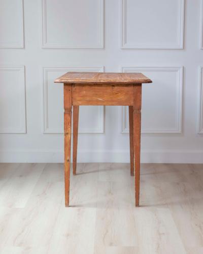 Mid 19th Century Swedish Pine One Drawer Side Table