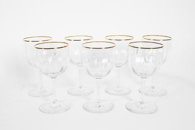 Mid 20th Century Baccarat Crystal Barware Tableware Service