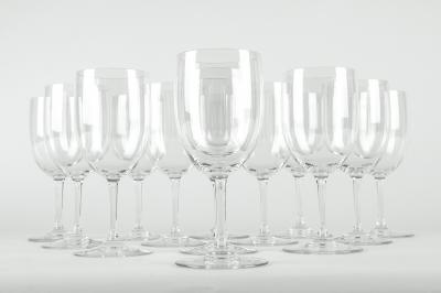 Mid 20th Century Baccarat Glassware Set 12 Pieces
