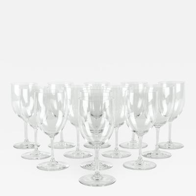 Mid 20th Century Baccarat Glassware Set 12 Pieces