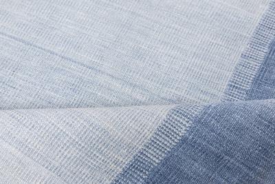 Mid 20th Century Blue Indian Dhurrie Handwoven Cotton Rug