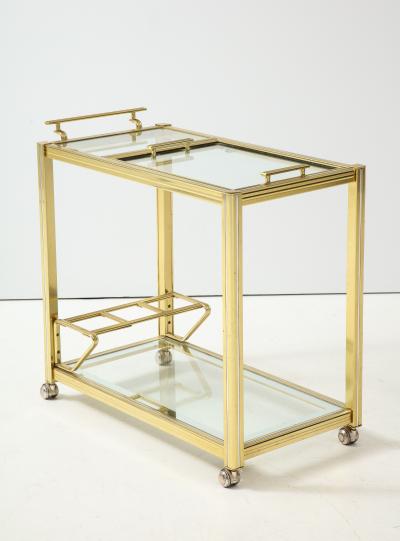 Mid 20th Century French Brass Trolley