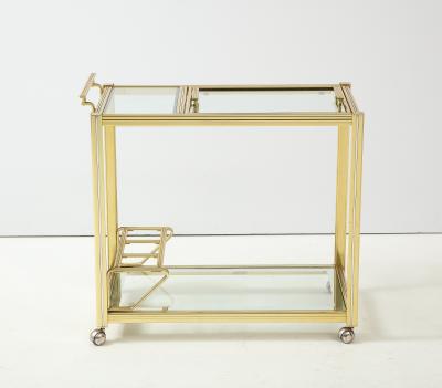 Mid 20th Century French Brass Trolley