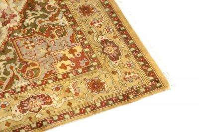 Mid 20th Century Hand Knotted Silk Area Rug