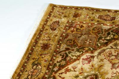 Mid 20th Century Hand Knotted Silk Area Rug