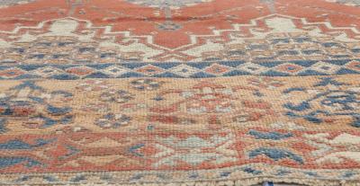 Mid 20th Century Handmade Moroccan Rug with Tribal Design