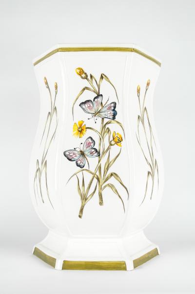 Mid 20th Century Italian Porcelain Umbrella Stand