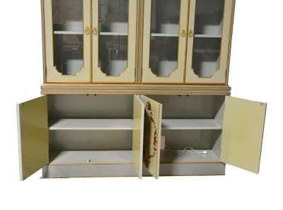 Mid 20th Century Louis XVI Style Italian Hand Painted China Cabinet