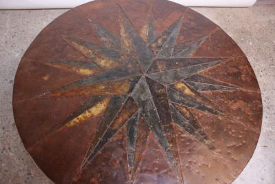 Mid 20th Century Mixed Metal Nautical Anchor Dining Table