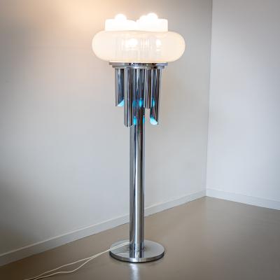Mid 20th Century Tubular Floor Lamp attr to Carlo Nason Italy