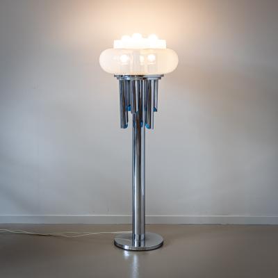 Mid 20th Century Tubular Floor Lamp attr to Carlo Nason Italy